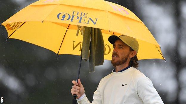 Tommy Fleetwood birdied the 18th to cap an excellent two-under 69