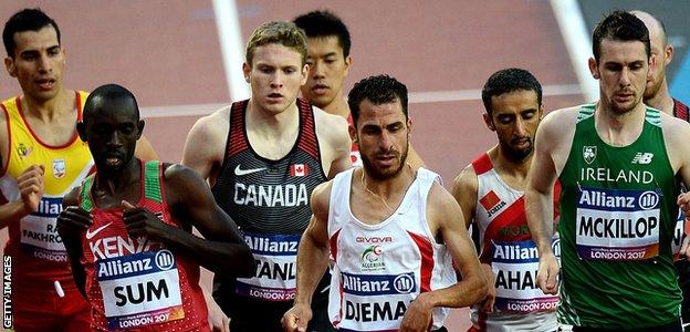 McKillop's 1500m win in London was his ninth World title success