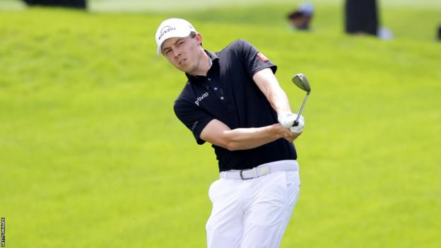Matt Fitzpatrick in action