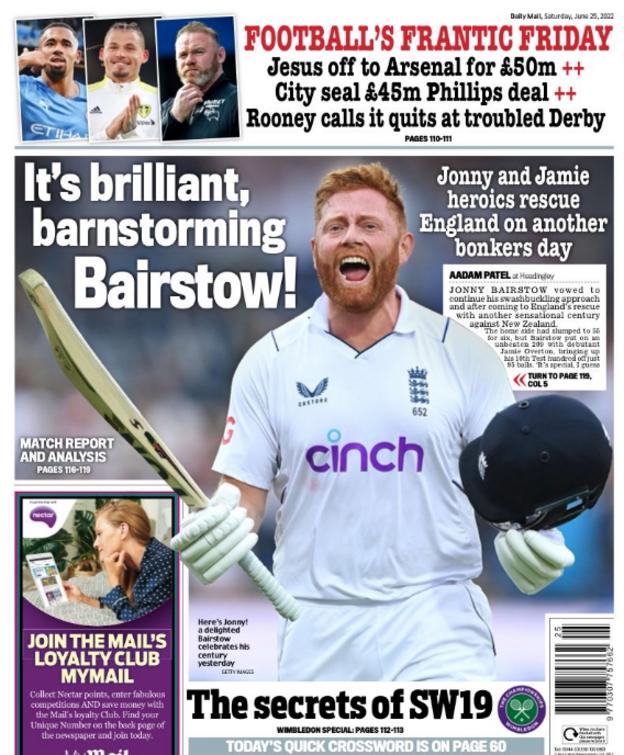 Saturday's back pages - BBC Sport