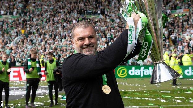 Ange Postecoglou regained the title from Rangers last season in his first year as Celtic boss