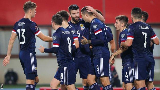 Scotland have a 13% chance of reaching the World Cup finals, according to statisticians Gracenote