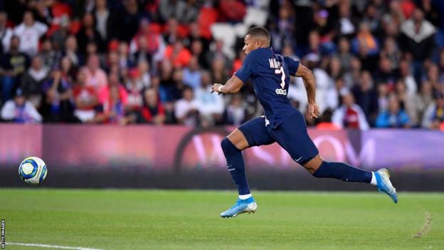 Paris St-Germain and France forward Kylian Mbappe