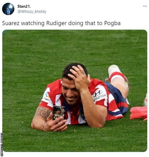 Twitter reacts to the Antonio Rudiger & Paul Pogba incident