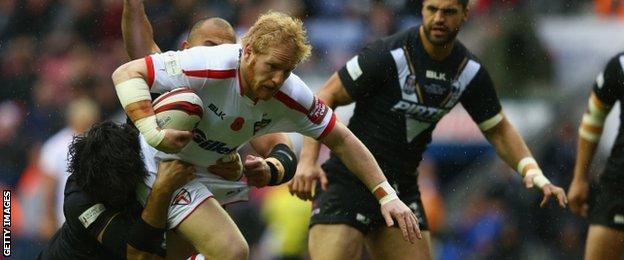 James Graham in action against New Zealand