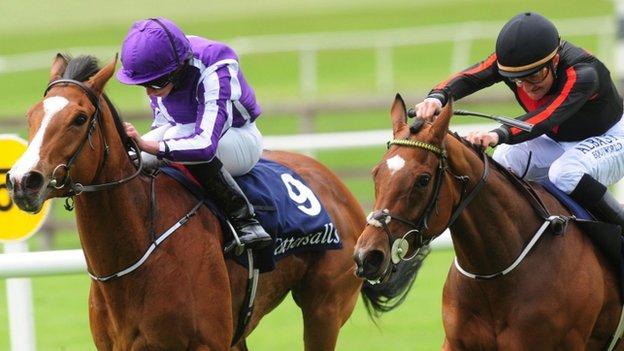 Jet Setting (right) beat Minding by a head