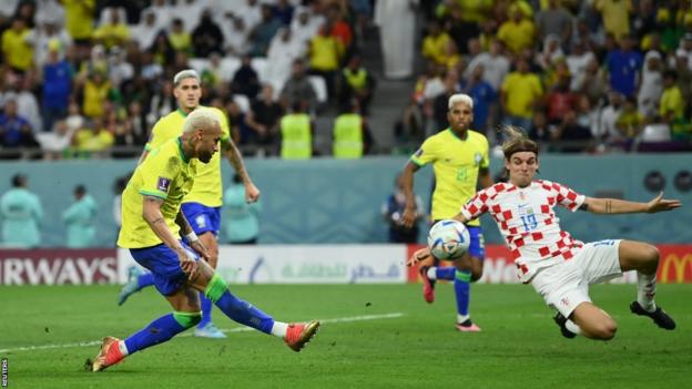 Neymar scores against Croatia