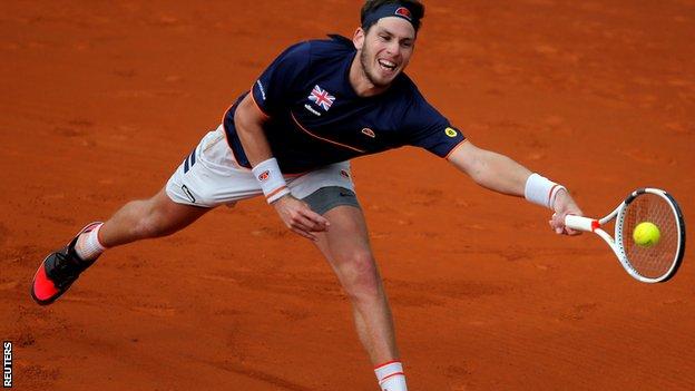 Davis Cup 2018: Great Britain beaten by Spain despite Cameron Norrie