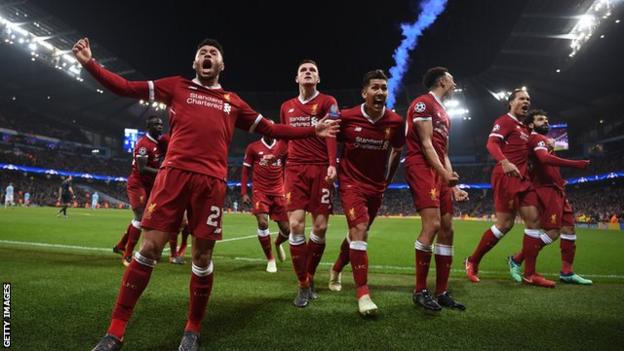 Manchester City 1 2 Liverpool Bbc Sport