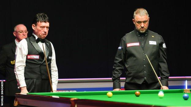 Jimmy White et Stephen Hendry