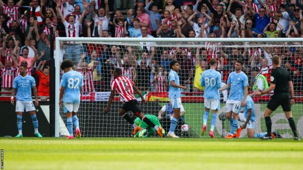 Brentford 1-0 Manchester City: Bees miss out on Europe despite Ethan ...