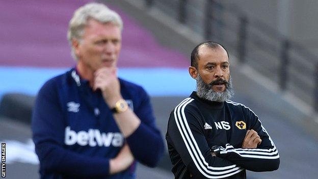 David Moyes and Nuno Espirito Santo