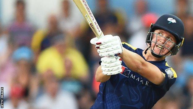 Yorkshire batsman Gary Ballance