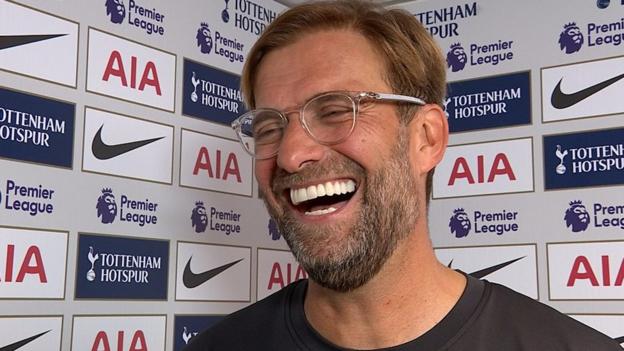 Tottenham 1-2 Liverpool: It was the game of the season so far - Jurgen Klopp - BBC Sport