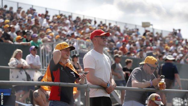 Fans at Silverstone