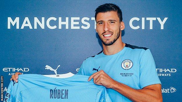 Ruben Dias: Manchester City sign Benfica defender on six-year deal - BBC Sport