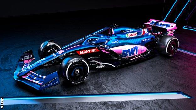 Alpine's new F1 car