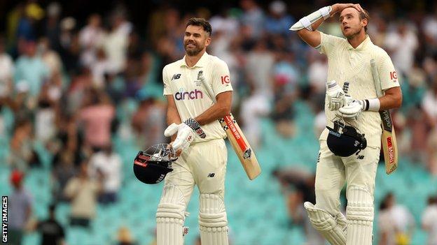 James Anderson and Stuart Broad