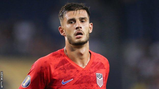 Matt Miazga in action for the USA