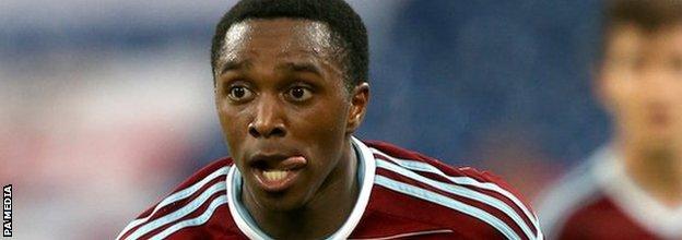 Matthias Fanimo in West Ham United colours