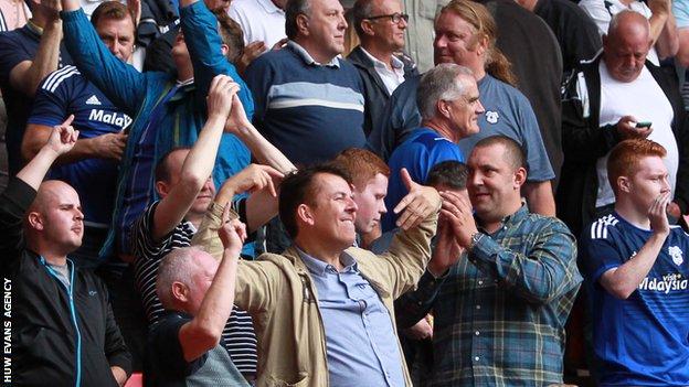 Cardiff City fans