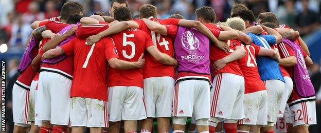 Wales players