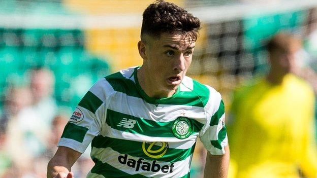 Michael Johnston: Celtic manager Brendan Rodgers rules out loan move for now