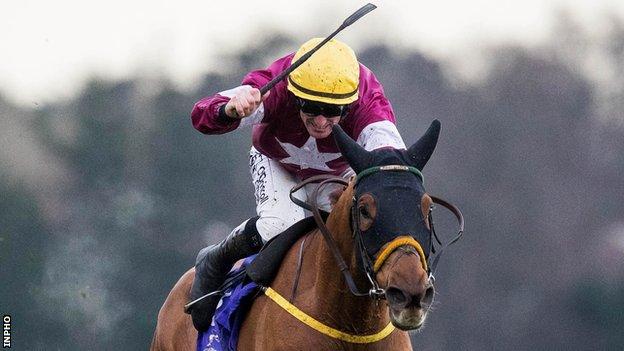 Sean Flanagan rides Road To Respect to victory in last year's Leopardstown Christmas Steeplechase