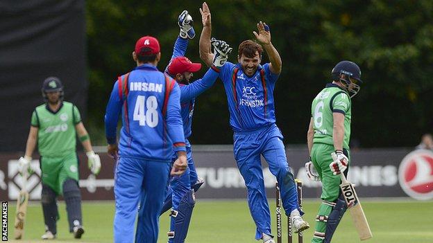 Ireland v Afghanistan: Tourists win first ODI by 29 runs at Stormont - BBC  Sport