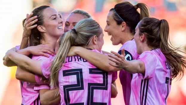 Scotland Women 3-2 Jamaica Women: World Cup-bound side win in front of record crowd
