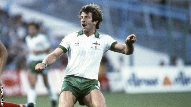 Gerry Armstrong's goal against hosts Spain at the 1982 World Cup is one of the most iconic moments in Northern Irish football