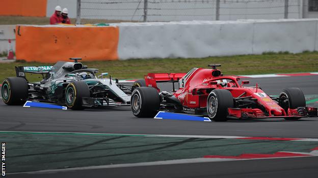 Mercedes and Ferrari
