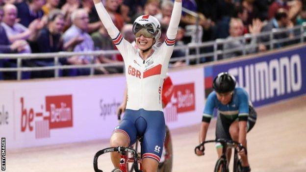 Elinor Barker has 15 major titles in her cycling career