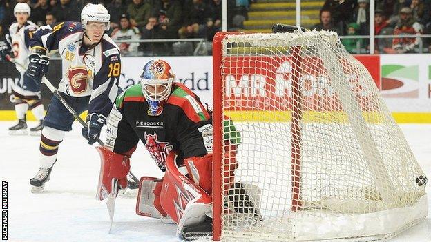 Kevin King opened the scoring for Guildford Flames in Cardiff