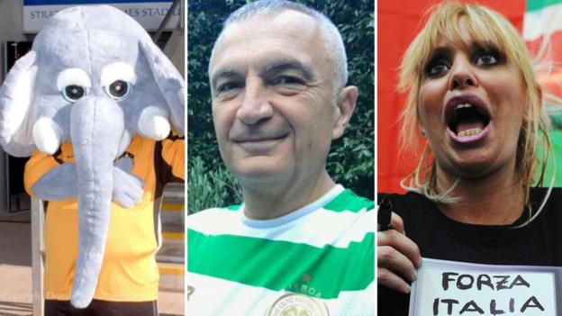 SPFL: Elephants, Albania's president & Mussolini's granddaughter