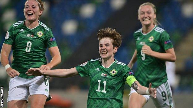 Northern Ireland celebrate