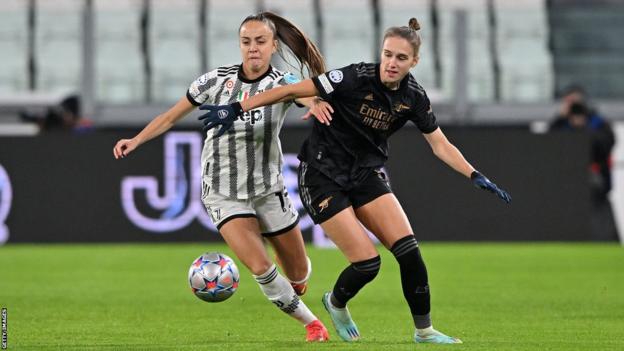 Vivianne Miedema playing Juventus