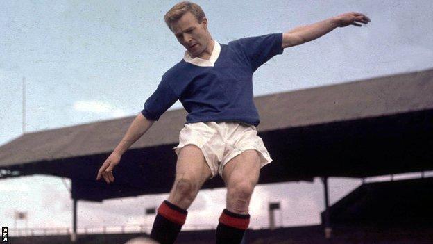 Davie Wilson made 373 appearances for Rangers between 1957 and 1967
