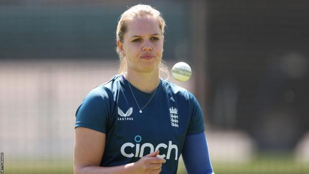 Freya Davies on England duty