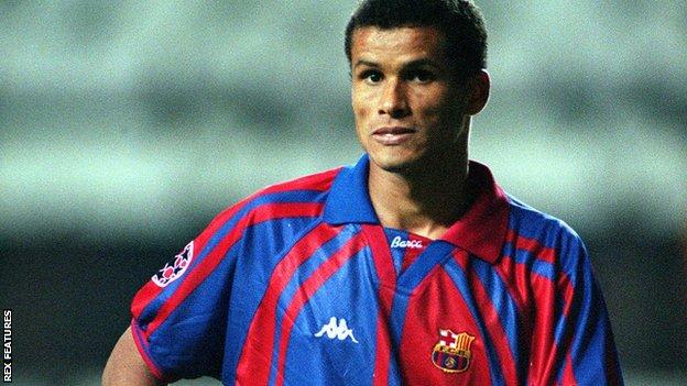 Rivaldo, pictured in 1997 after his move to Barcelona