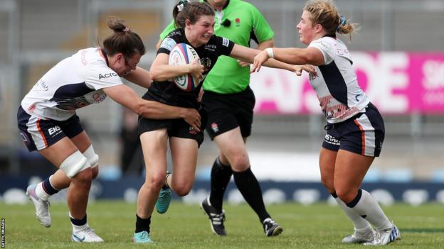 Exeter playing Saracens