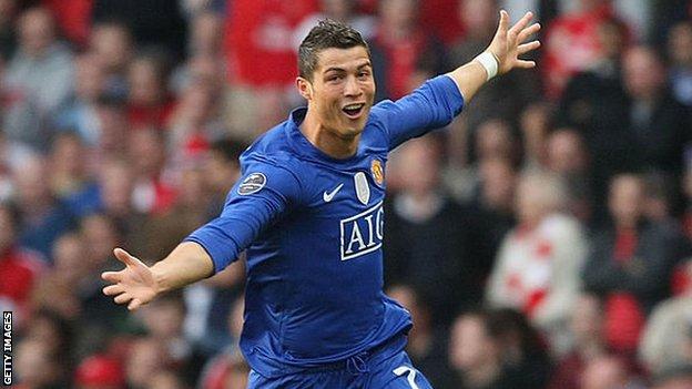 Ex-Manchester United forward Cristiano Ronaldo