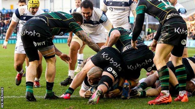 Premiership: Bristol Bears beat Northampton Saints after stunning ...