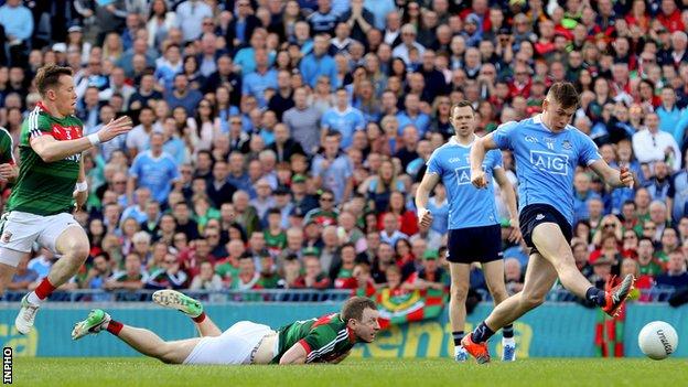 Con O'Callaghan scored Dublin's goal in the second minute at Croke Park