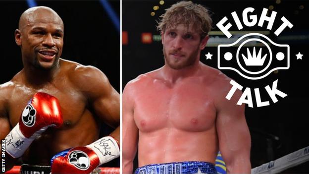 Logan Paul v Floyd Mayweather ends in boos as each fighter makes