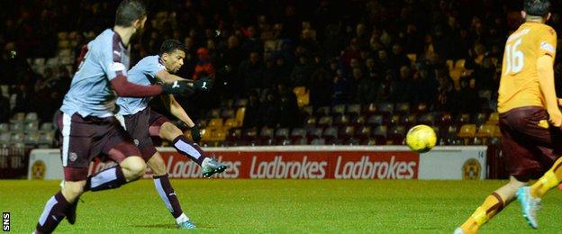 Osman Sow scores for Hearts