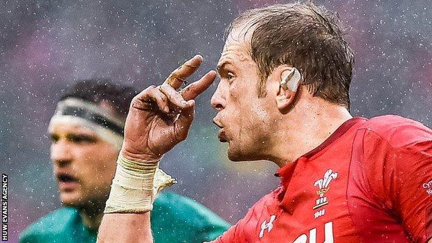 Alun Wyn Jones made his Wales debut in 2006 against Argentina