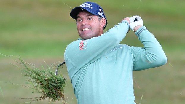 Padraig Harrington was aiming for another major win after his US Senior Open victory last month