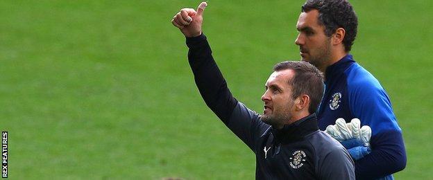 Luton Town manager Nathan Jones