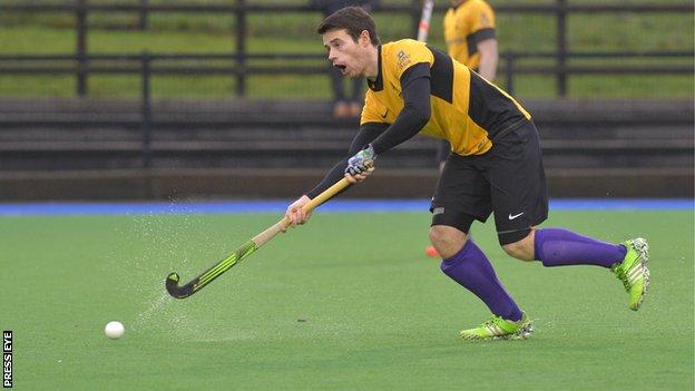 James Corry equalised for Instonians against UCD